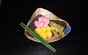 （香の物）沢庵、奈良漬、赤かぶ