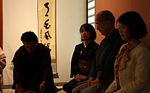 月白風清を背に